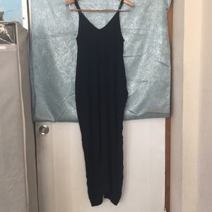 Navy blue maxi cami dress